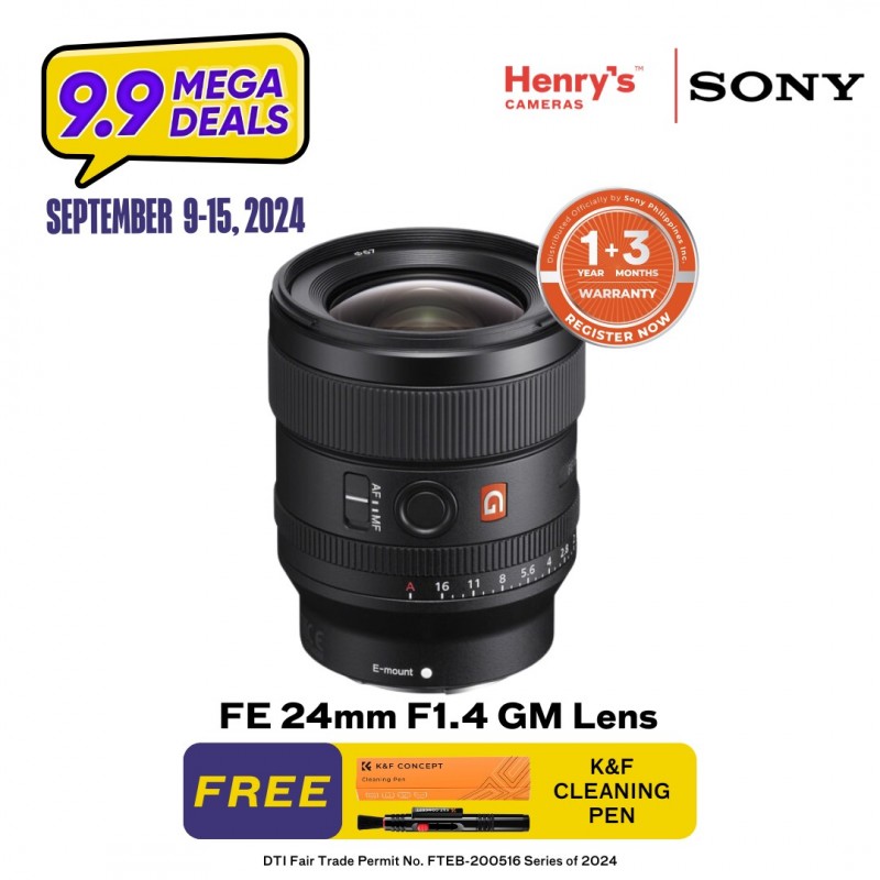 SONY FE 24mm F1.4 GM フィルター付き Sony FE 24mm f/1.4 GM Lens with UV Filter Kit B&H Photo Video